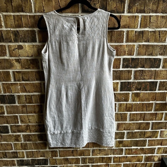 Dana Buchman Gray Fitted Sleeveless Tank Top - Picture 3 of 6